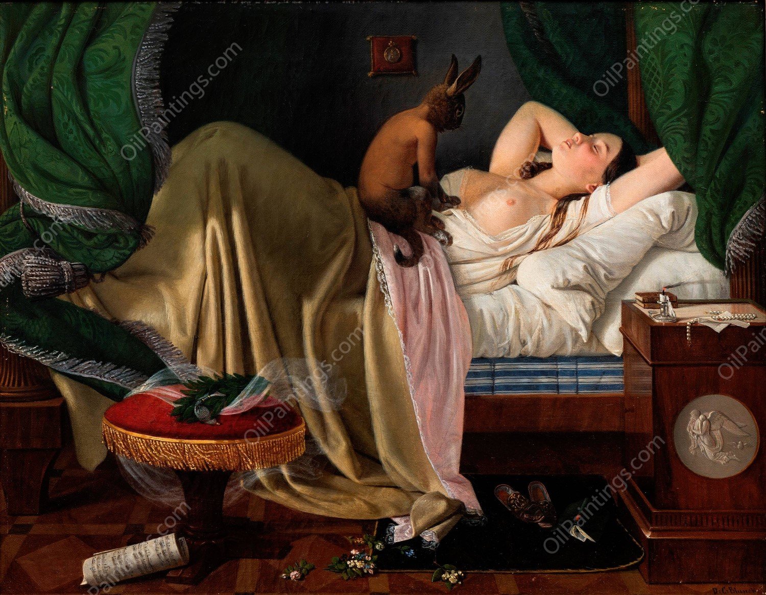 Nightmare  by Ditlev Blunck - Hand-Painted Oil Painting Reproduction
