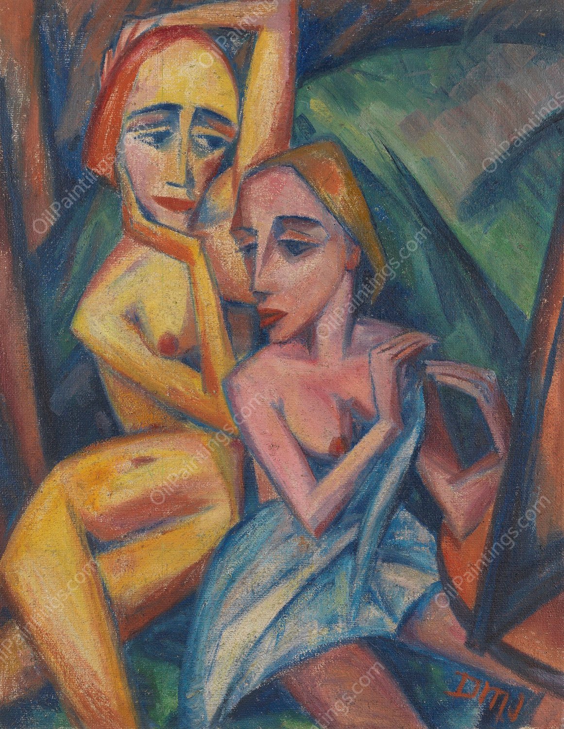 uberredung  by Dorothea Maetzel-Johannsen - Hand-Painted Oil Painting Reproduction