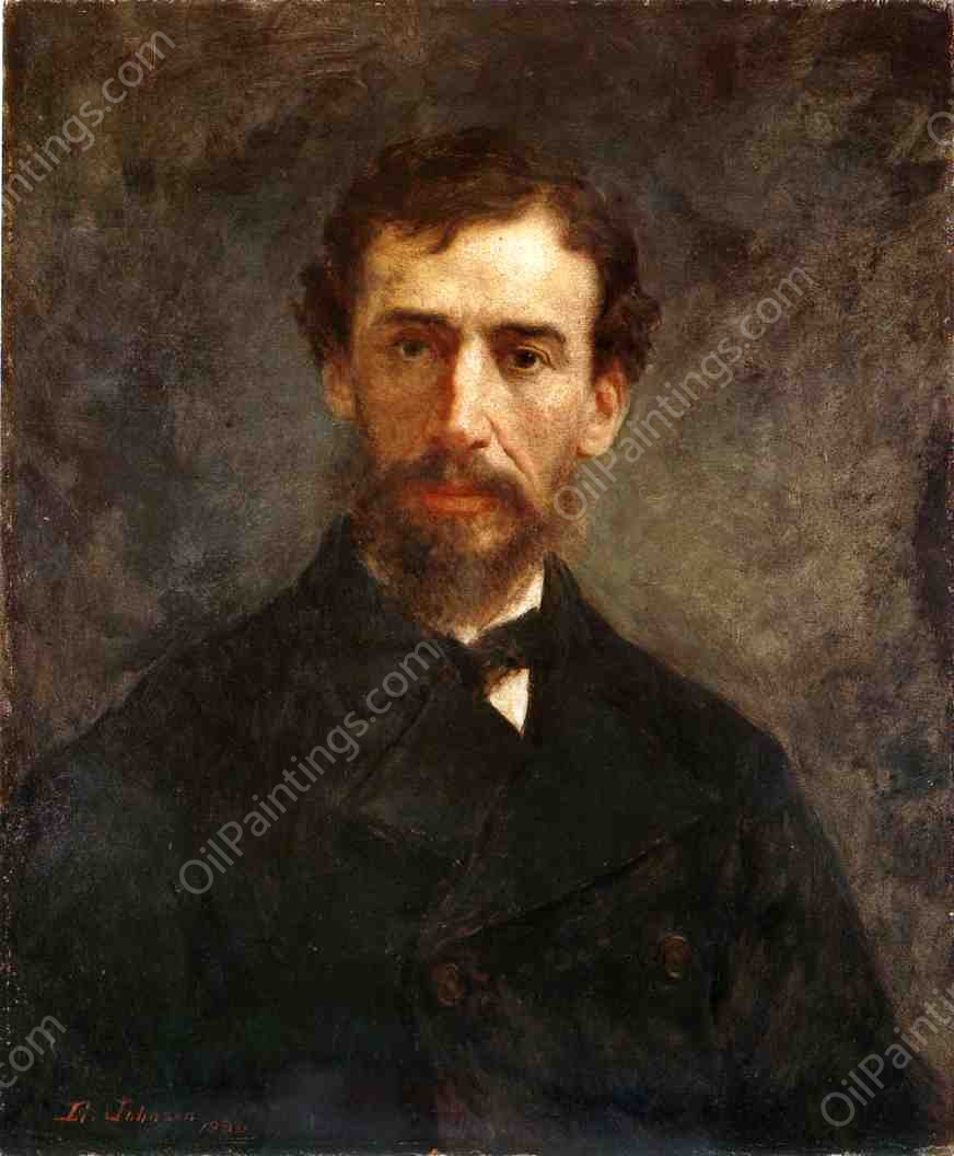 Sanford Robinson Gifford by Eastman Johnson - Hand-Painted Oil Painting Reproduction
