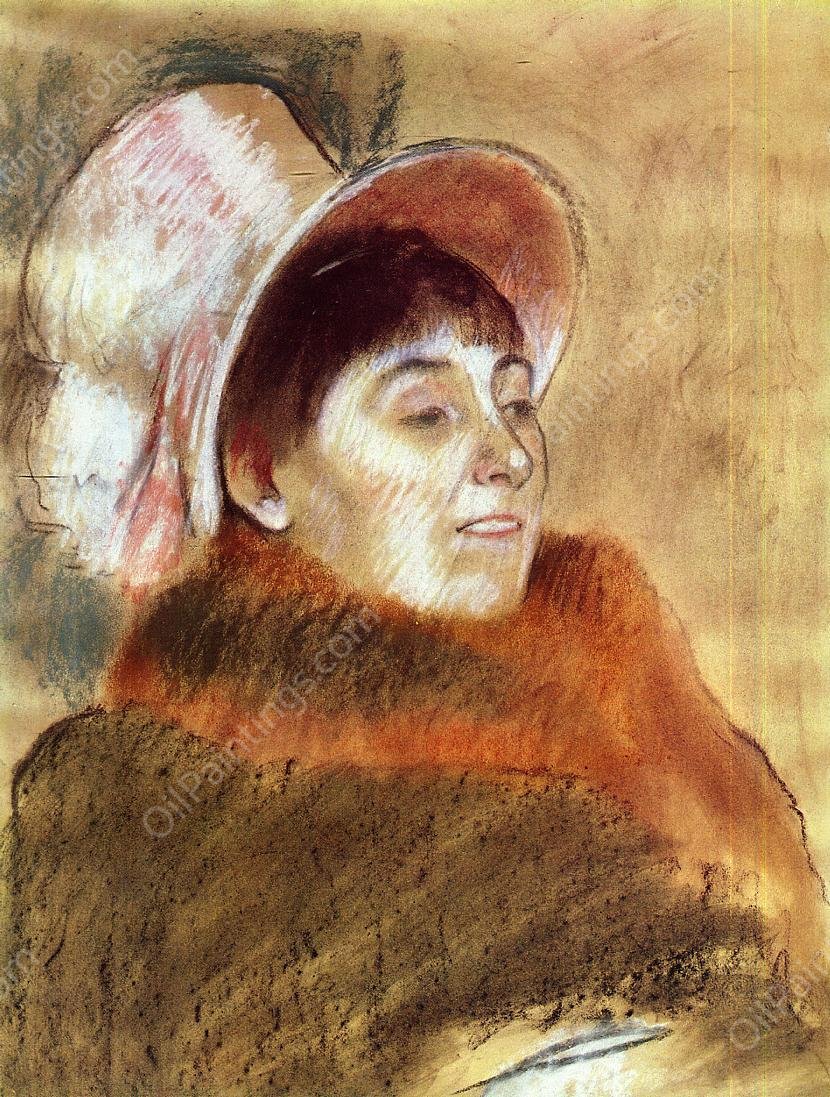 Madame Deitz-Monin by Edgar Degas - Hand-Painted Oil Painting Reproduction