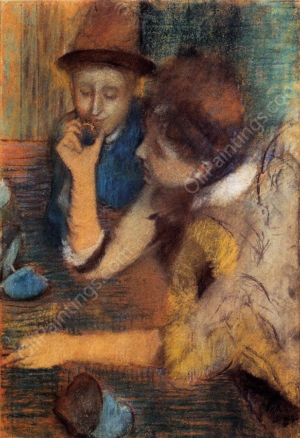 The Jewels by Edgar Degas - Hand-Painted Oil Painting Reproduction
