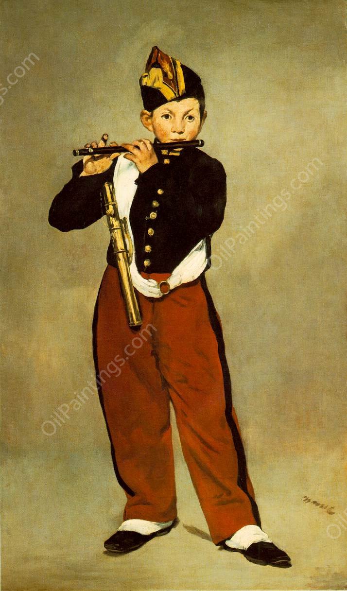 Le fifre The Fifer by Edouard Manet - Hand-Painted Oil Painting Reproduction