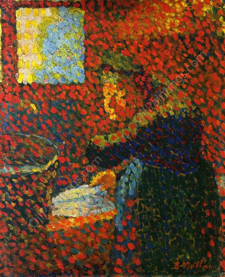 My Grandmother by Edouard Vuillard - Hand-Painted Oil Painting Reproduction