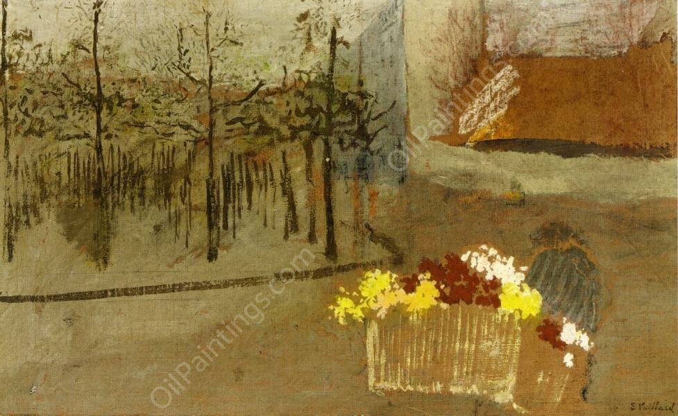 The Florist by Edouard Vuillard - Hand-Painted Oil Painting Reproduction
