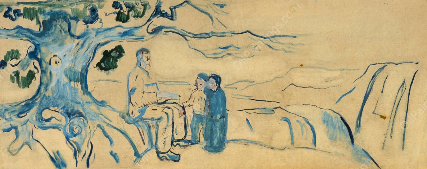 History  by Edvard Munch - Hand-Painted Oil Painting Reproduction