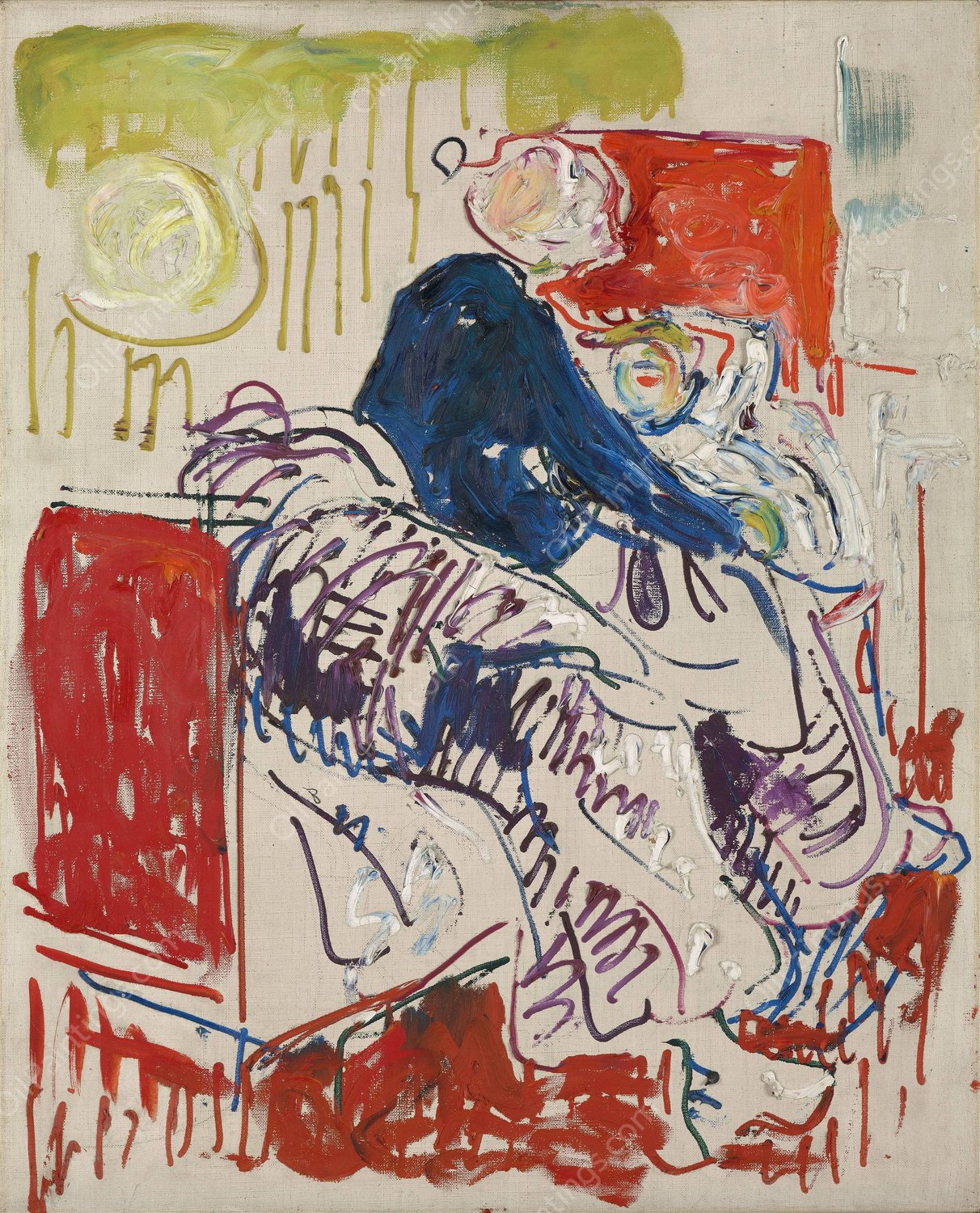 The Death of the Bohemian  by Edvard Munch - Hand-Painted Oil Painting Reproduction