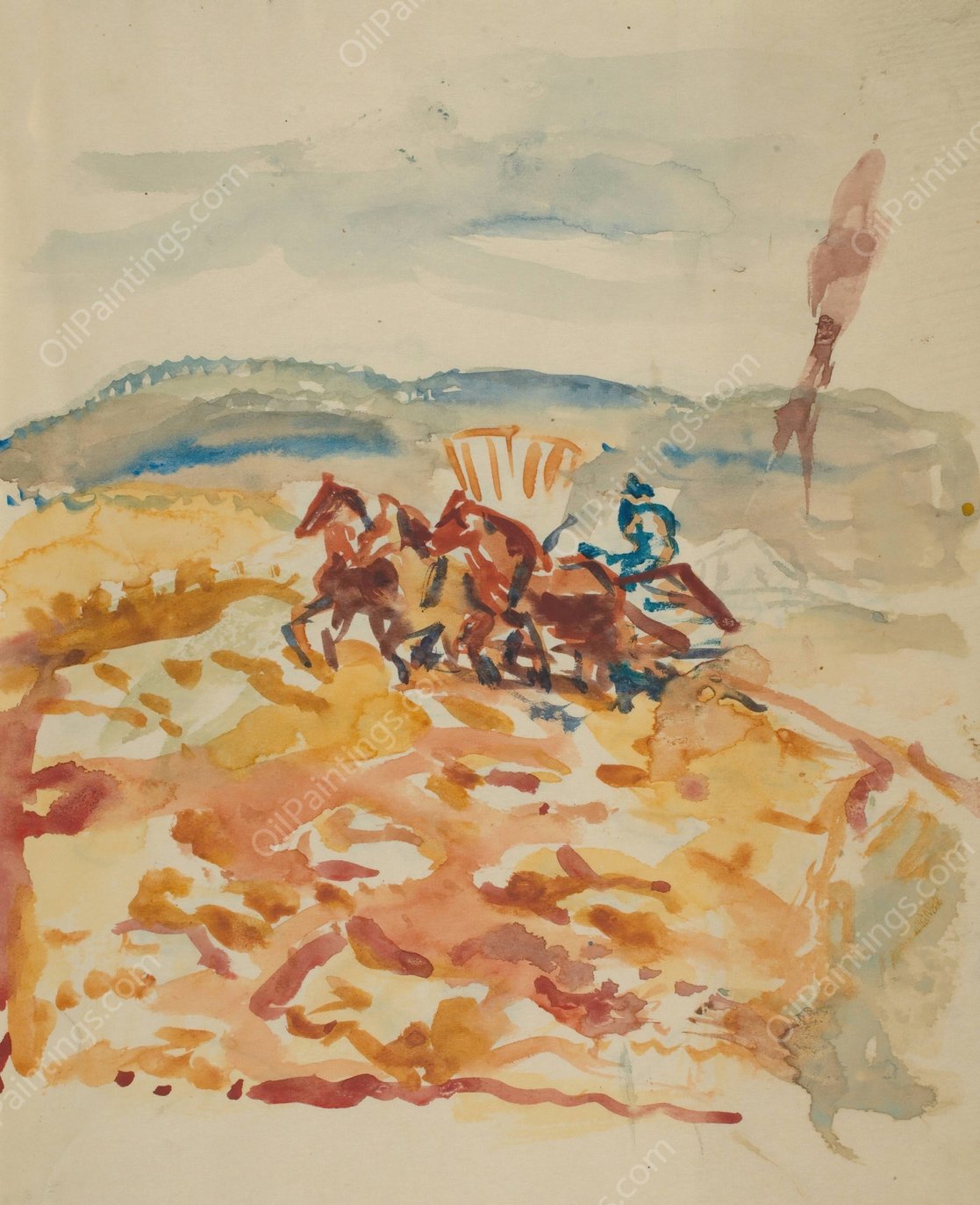 Untitled 15 by Edvard Munch - Hand-Painted Oil Painting Reproduction