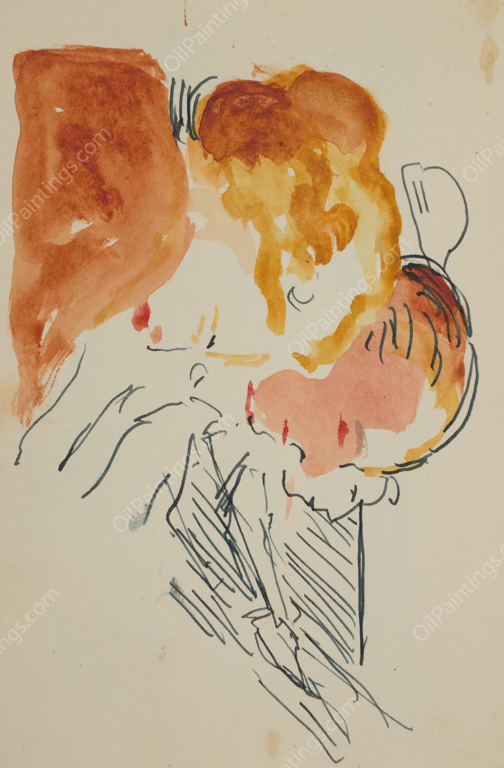 Untitled 2 by Edvard Munch - Hand-Painted Oil Painting Reproduction