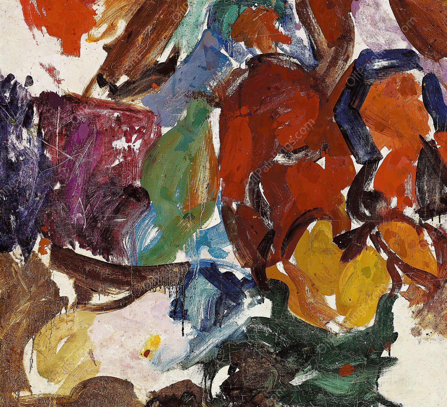 Dante og Virgil  by Edvard Weie - Hand-Painted Oil Painting Reproduction