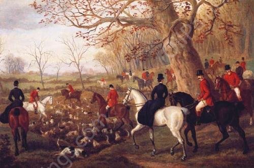 Finding the Scent by Edward Herberte - Hand-Painted Oil Painting Reproduction