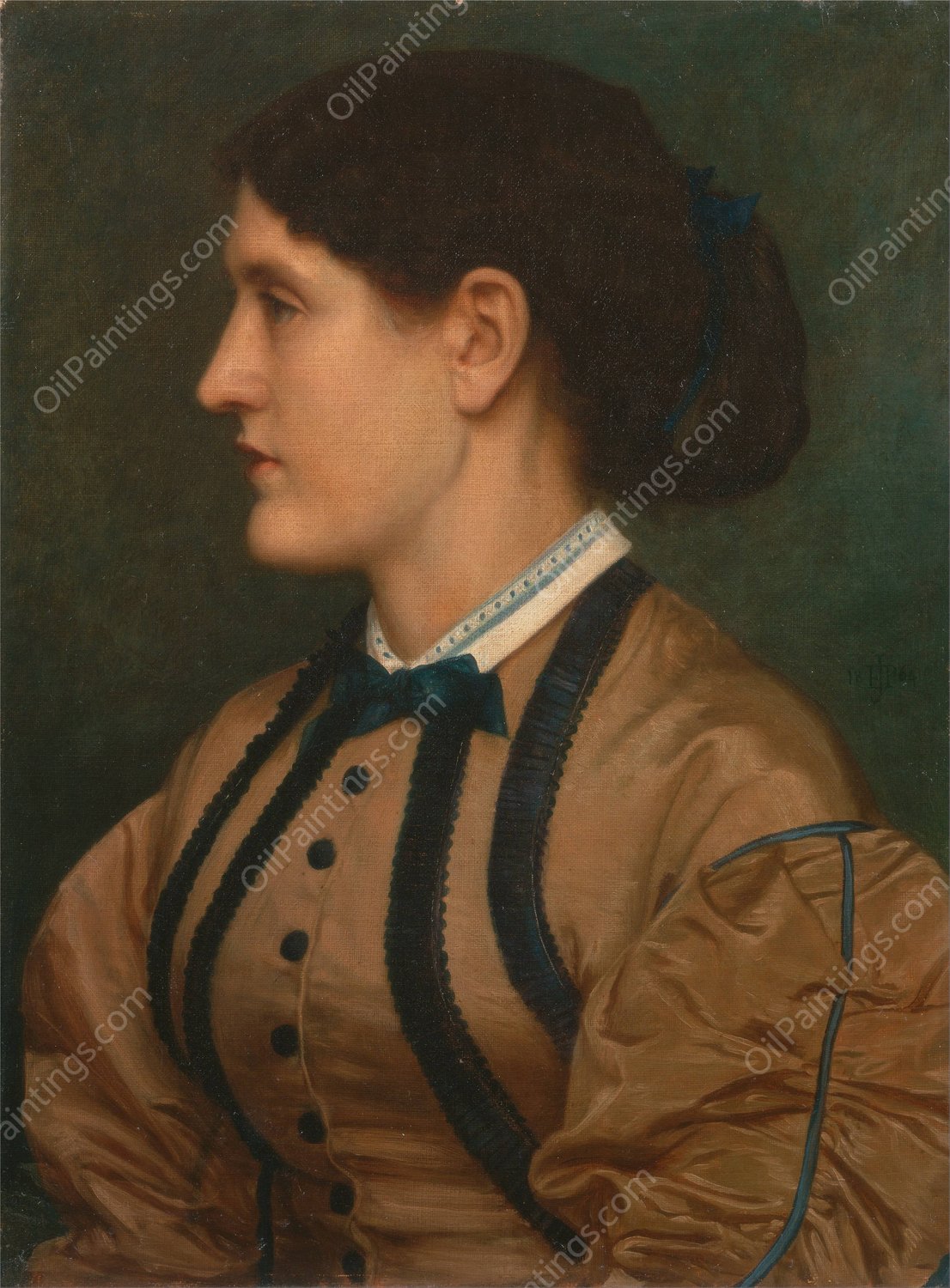 Eliza Eastlake by Edward John Poynter - Hand-Painted Oil Painting Reproduction
