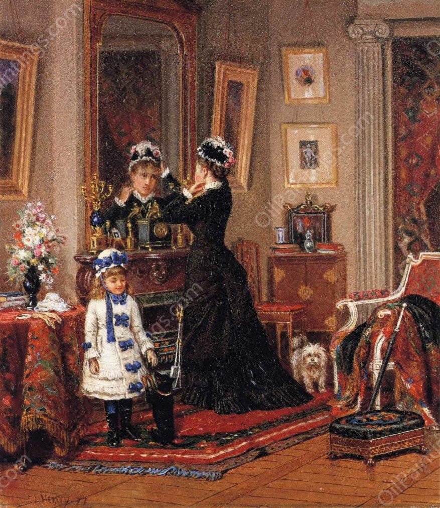 Can They Go Too by Edward Lamson Henry - Hand-Painted Oil Painting Reproduction