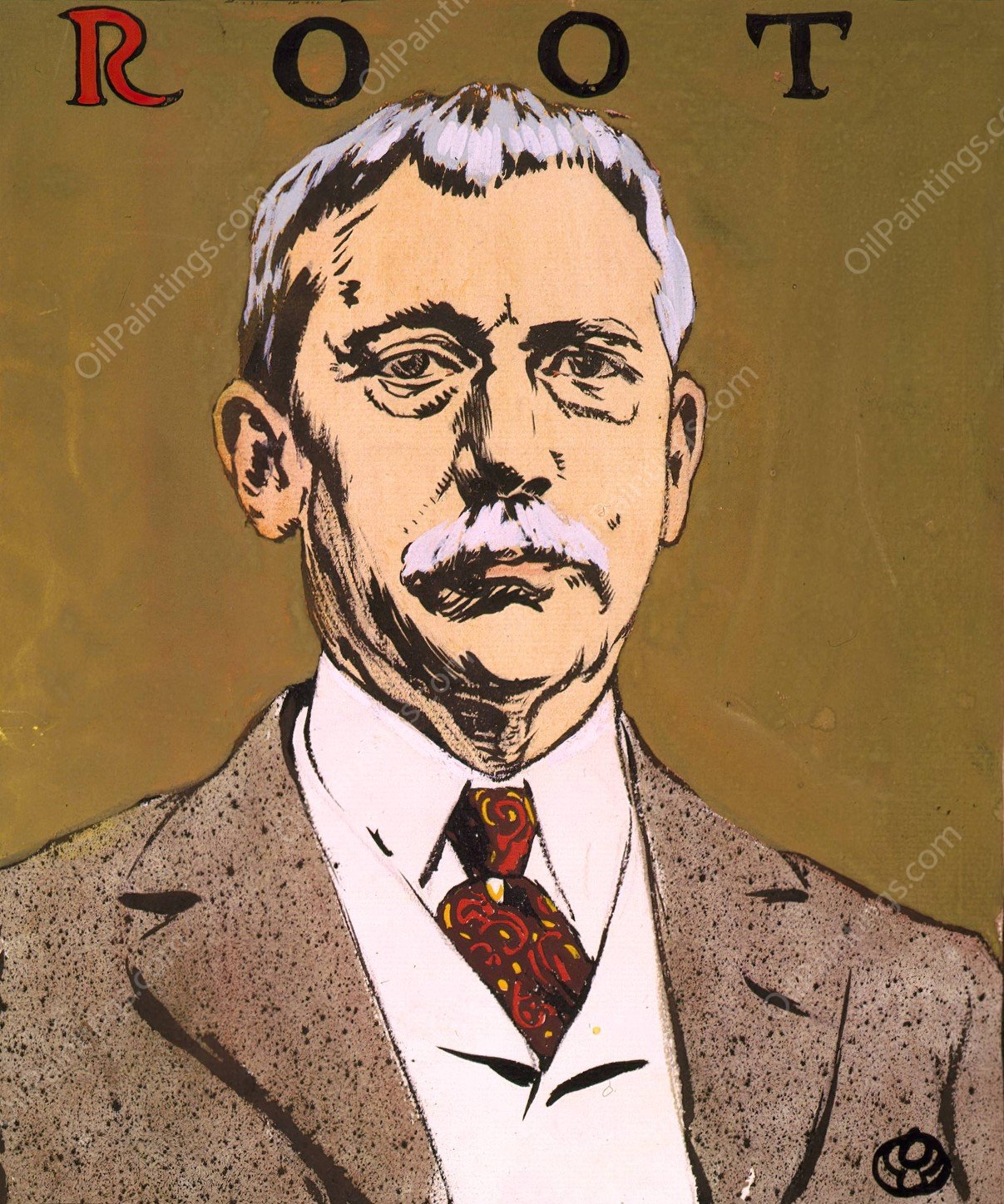 Root  by Edward Penfield - Hand-Painted Oil Painting Reproduction