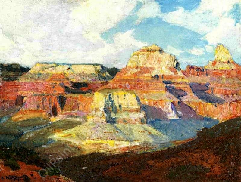 Grand Canyon by Edward Potthast - Hand-Painted Oil Painting Reproduction