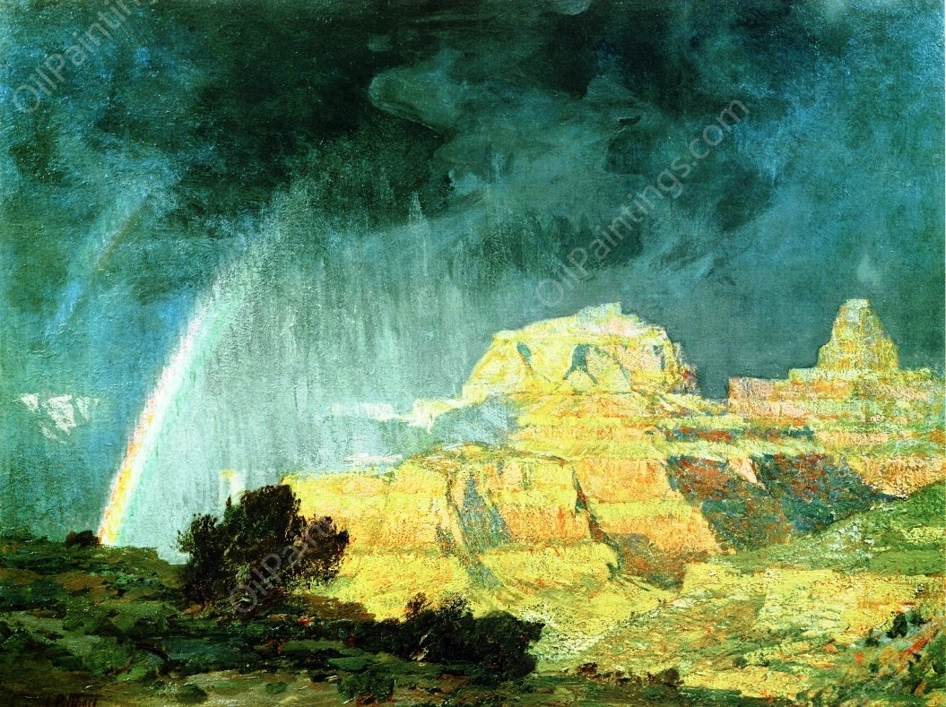 Grand Canyon by Edward Potthast - Hand-Painted Oil Painting Reproduction