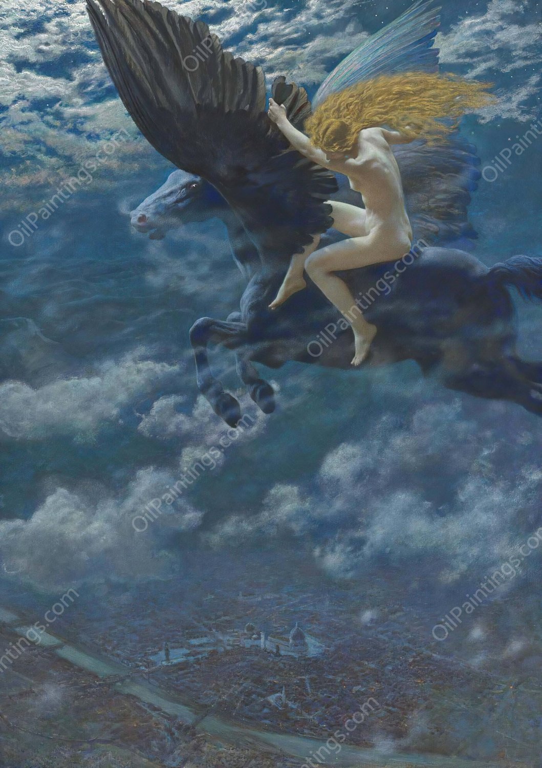 Dream Idyll  by Edward Robert Hughes - Hand-Painted Oil Painting Reproduction