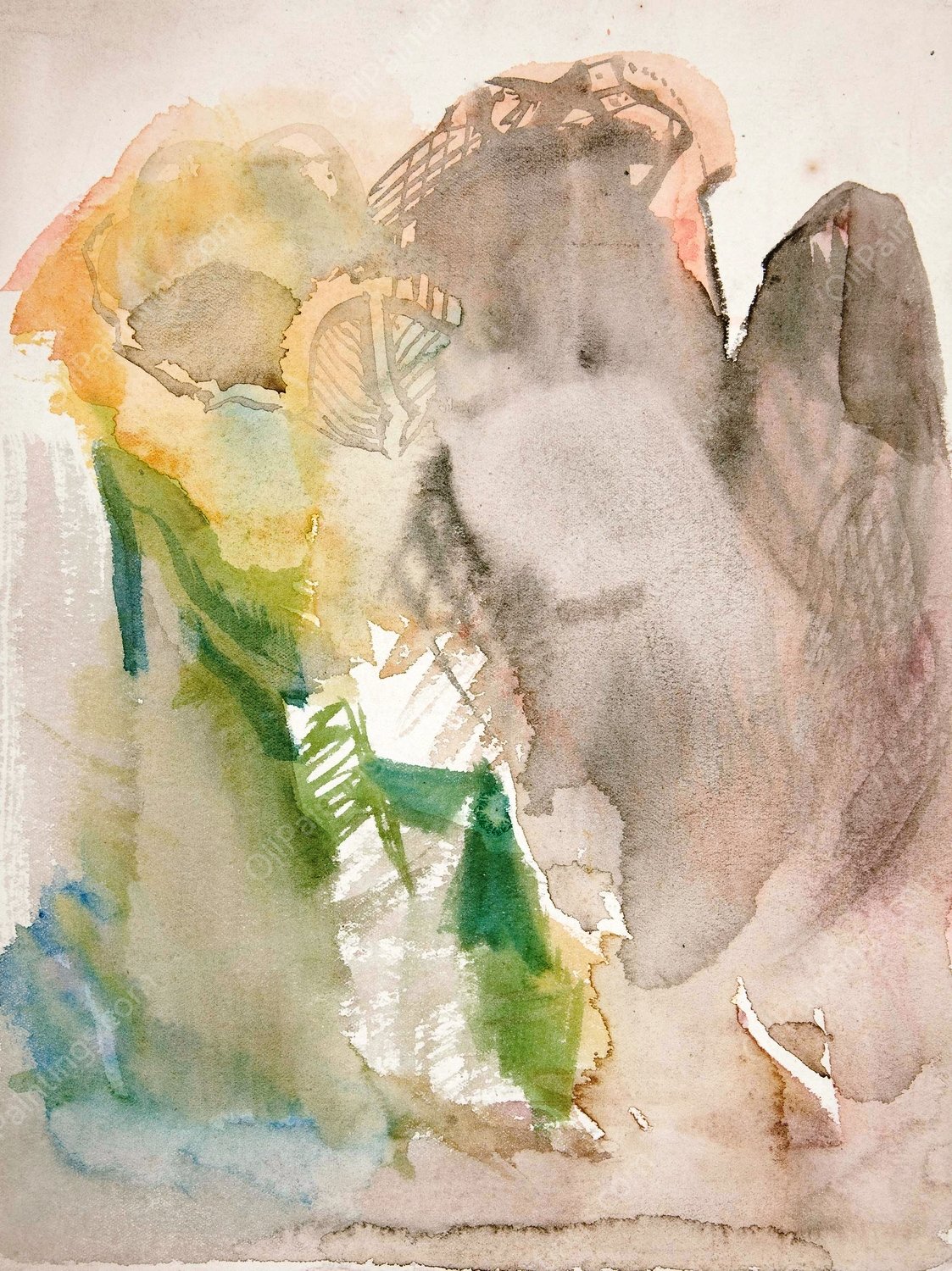 Unidentified sketch - landscape by Edwin Austin Abbey - Hand-Painted Oil Painting Reproduction