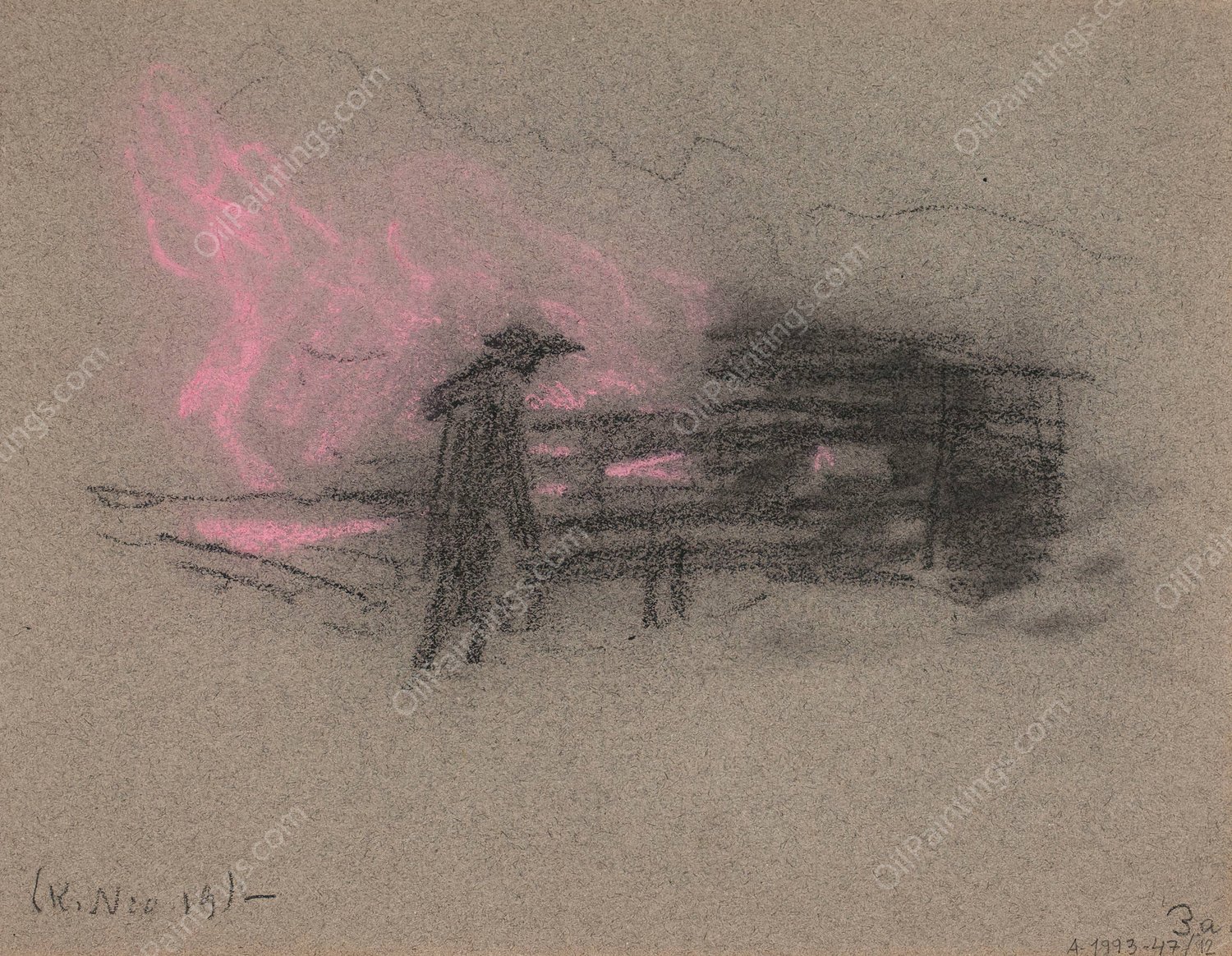 Untitled  by Eero Jarnefelt - Hand-Painted Oil Painting Reproduction