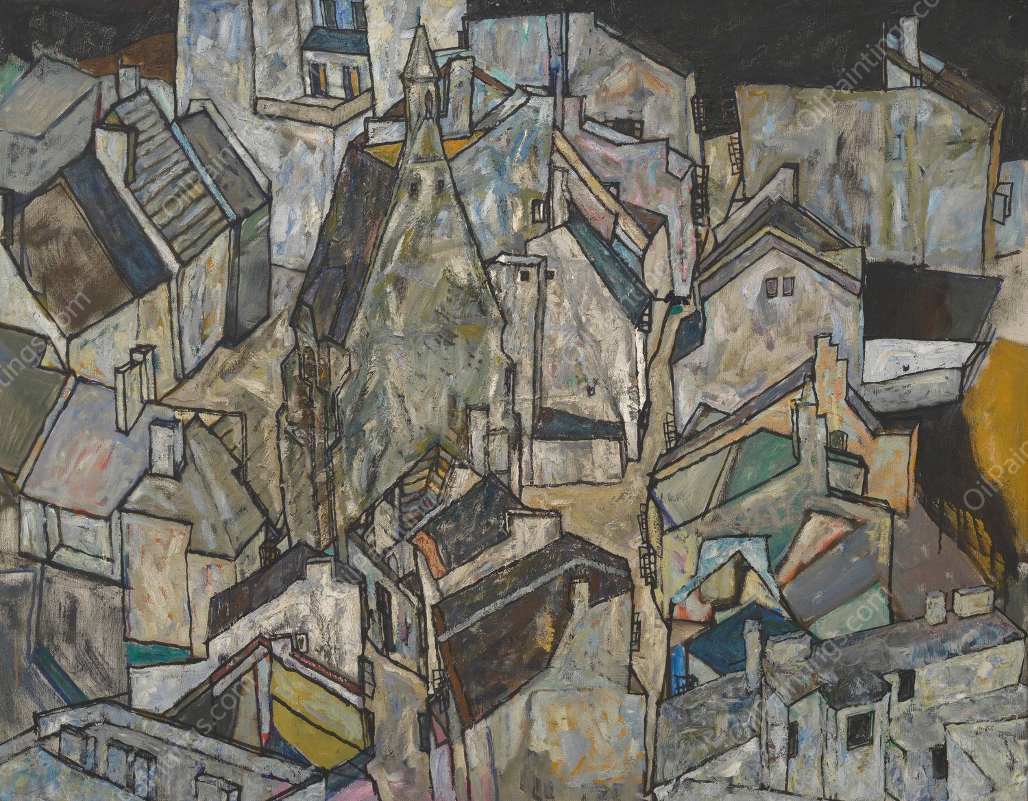 Modling II  by Egon Schiele - Hand-Painted Oil Painting Reproduction