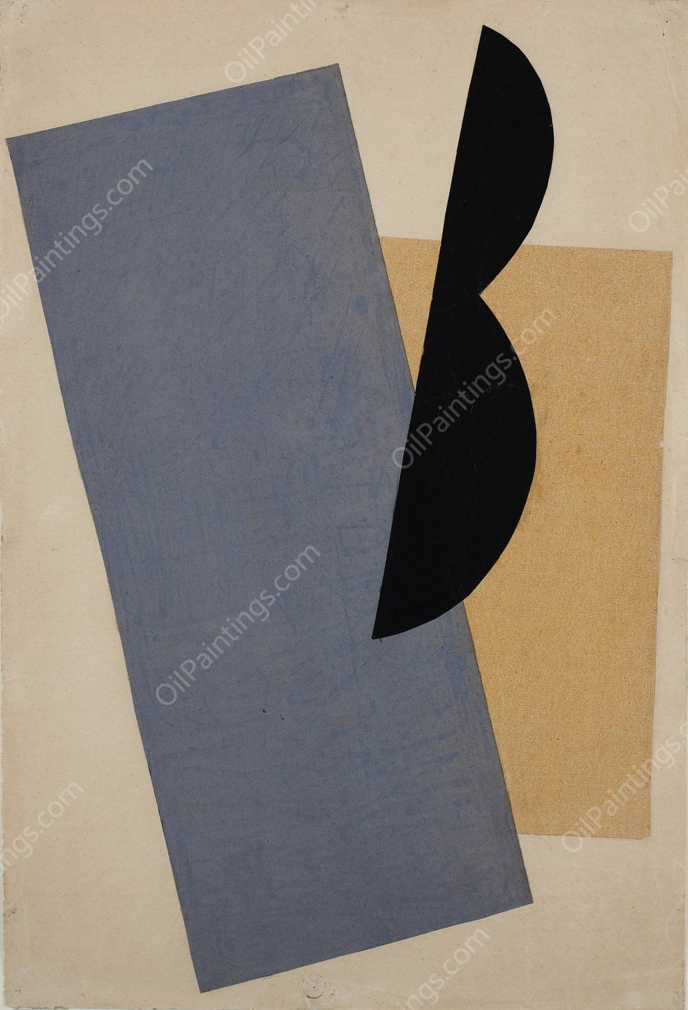 Composition  by El Lissitzky - Hand-Painted Oil Painting Reproduction