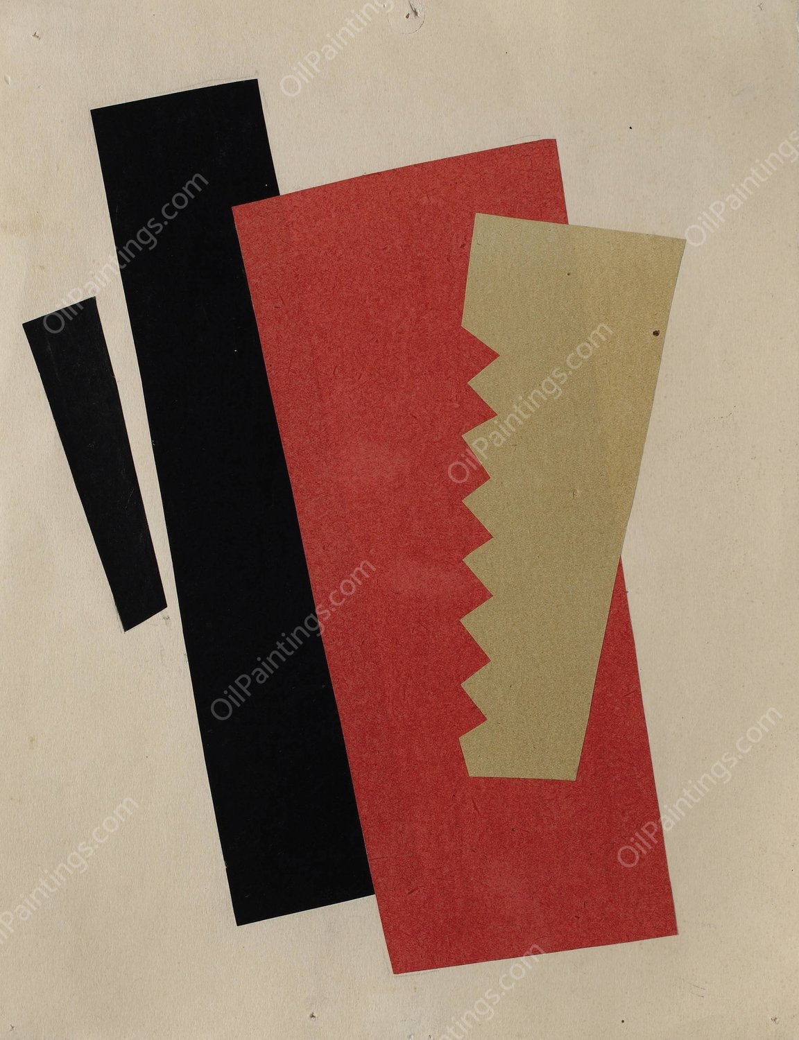 Composition  by El Lissitzky - Hand-Painted Oil Painting Reproduction
