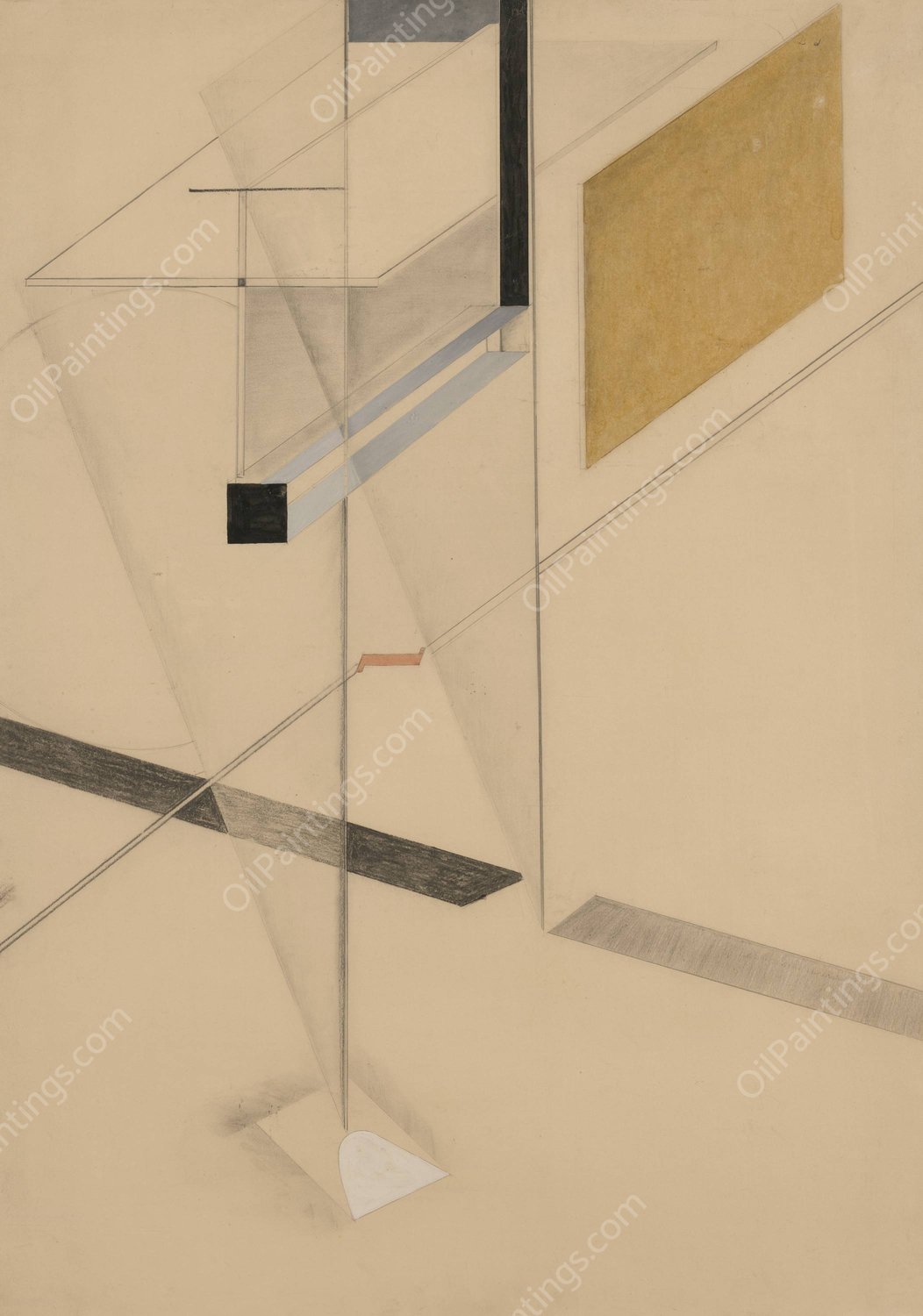 l.n.31  by El Lissitzky - Hand-Painted Oil Painting Reproduction