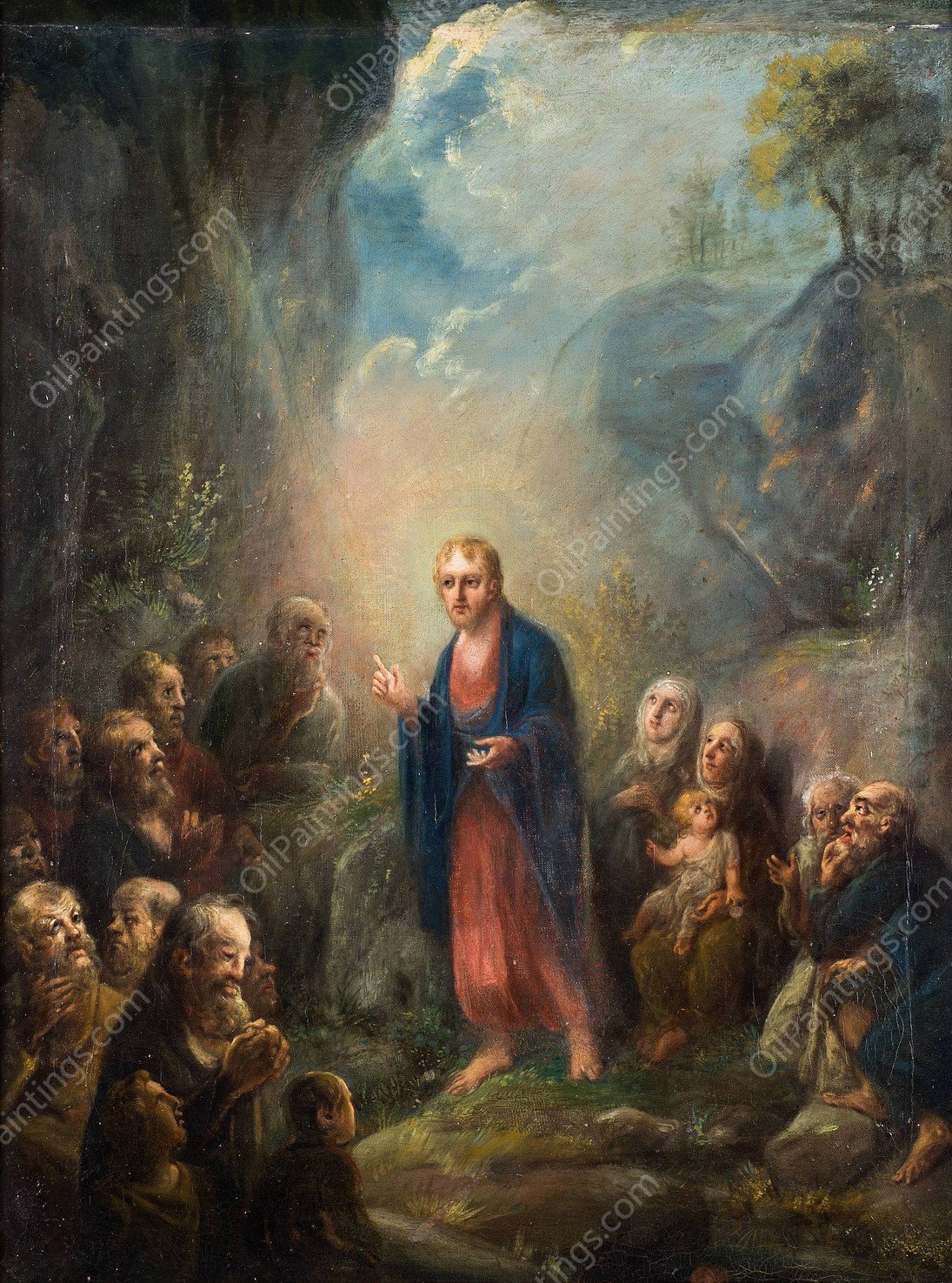 Herrans Bon Fader Var by Elias Martin - Hand-Painted Oil Painting Reproduction