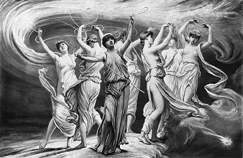 The Pleiades by Elihu Vedder Oil Painting Reproduction For Sale