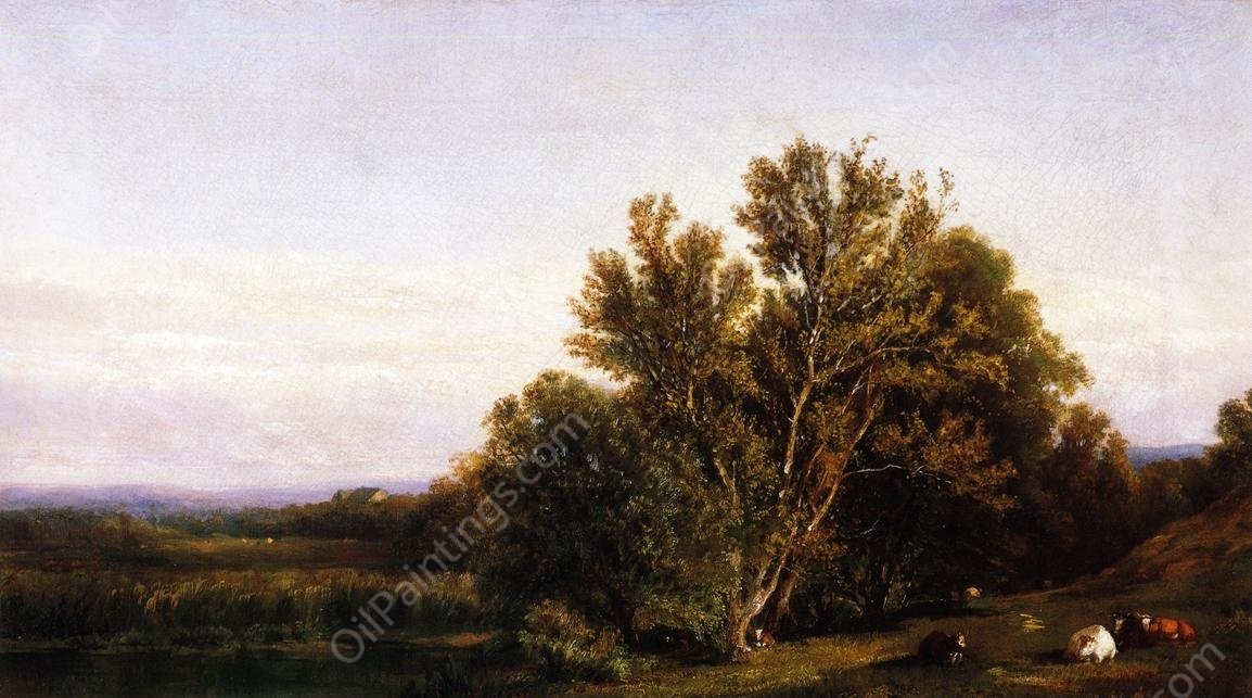 Landscape Near Cranbrook by Eliza Greatorex - Hand-Painted Oil Painting Reproduction