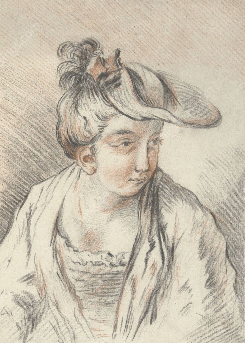 Vrouwenkop  by Elzenerus Helmigh - Hand-Painted Oil Painting Reproduction