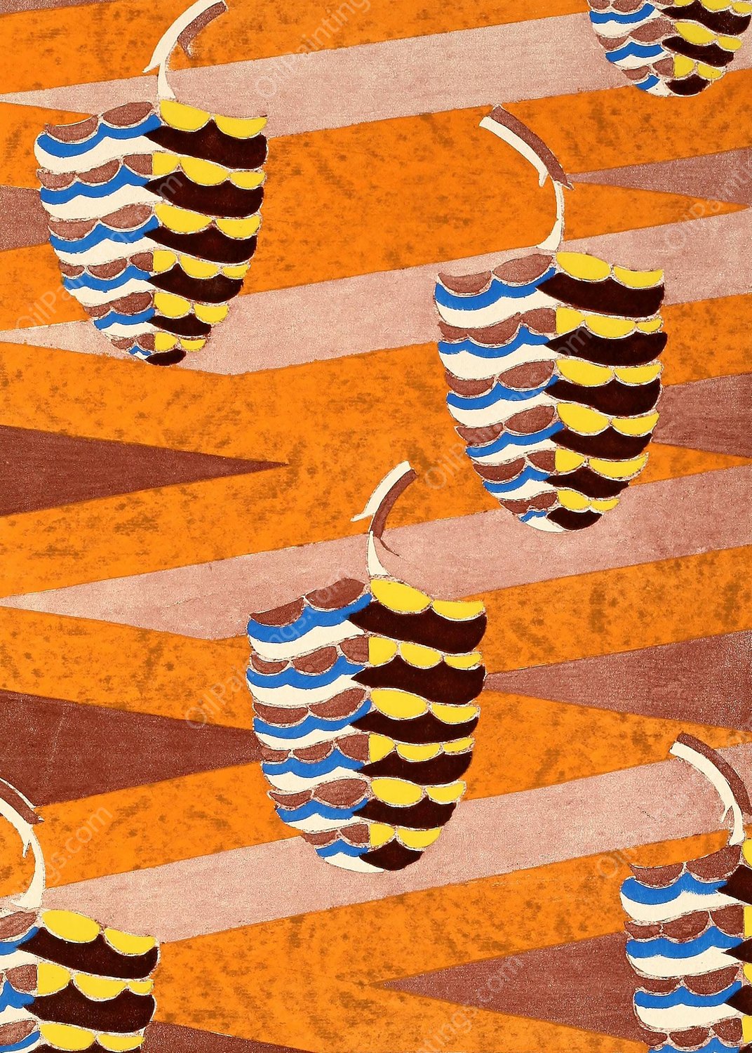 Prismes-11  by Emile-Allain Seguy - Hand-Painted Oil Painting Reproduction