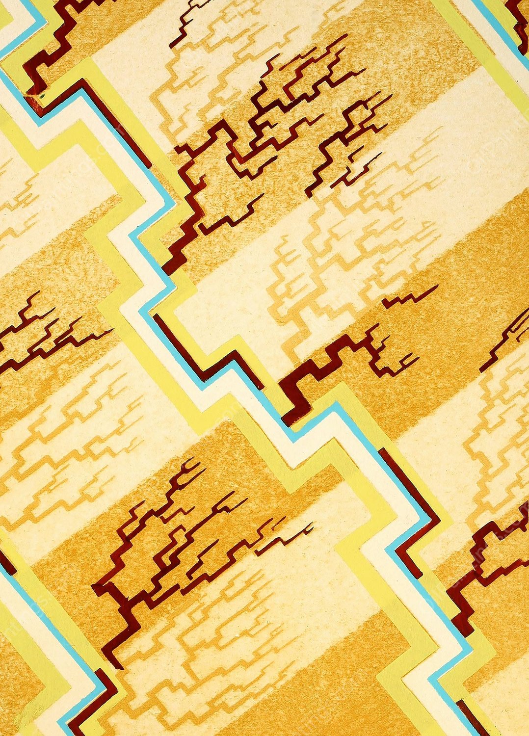 Prismes-18  by Emile-Allain Seguy - Hand-Painted Oil Painting Reproduction