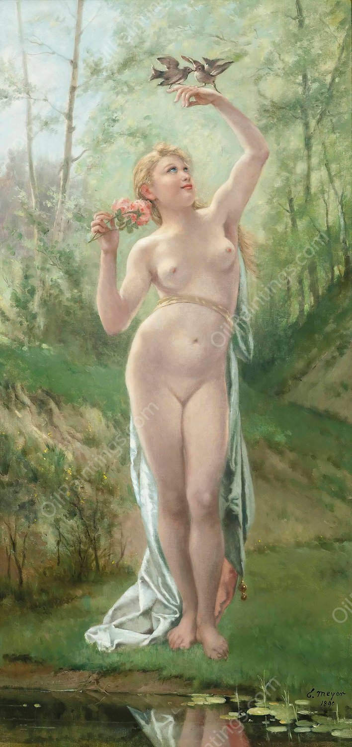 Venus  by Emile Meyer - Hand-Painted Oil Painting Reproduction