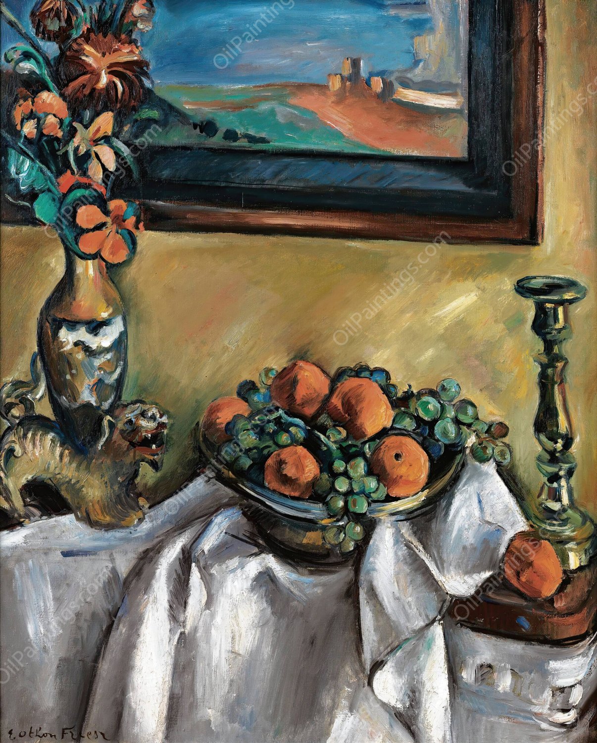 Nature Morte by Emile Othon Friesz - Hand-Painted Oil Painting Reproduction