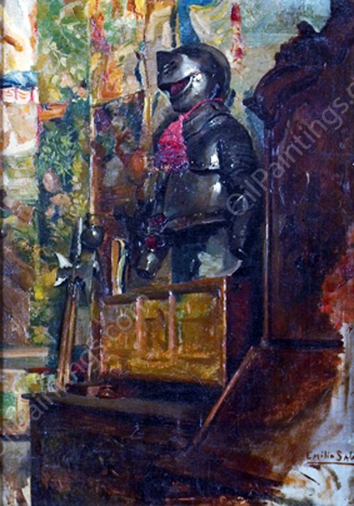 Taller by Emilio Sala y Frances - Hand-Painted Oil Painting Reproduction