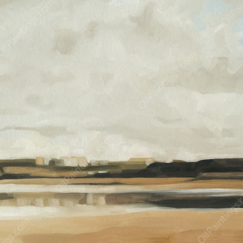 Wattwanderung II by Emma Scarvey - Hand-Painted Oil Painting Reproduction