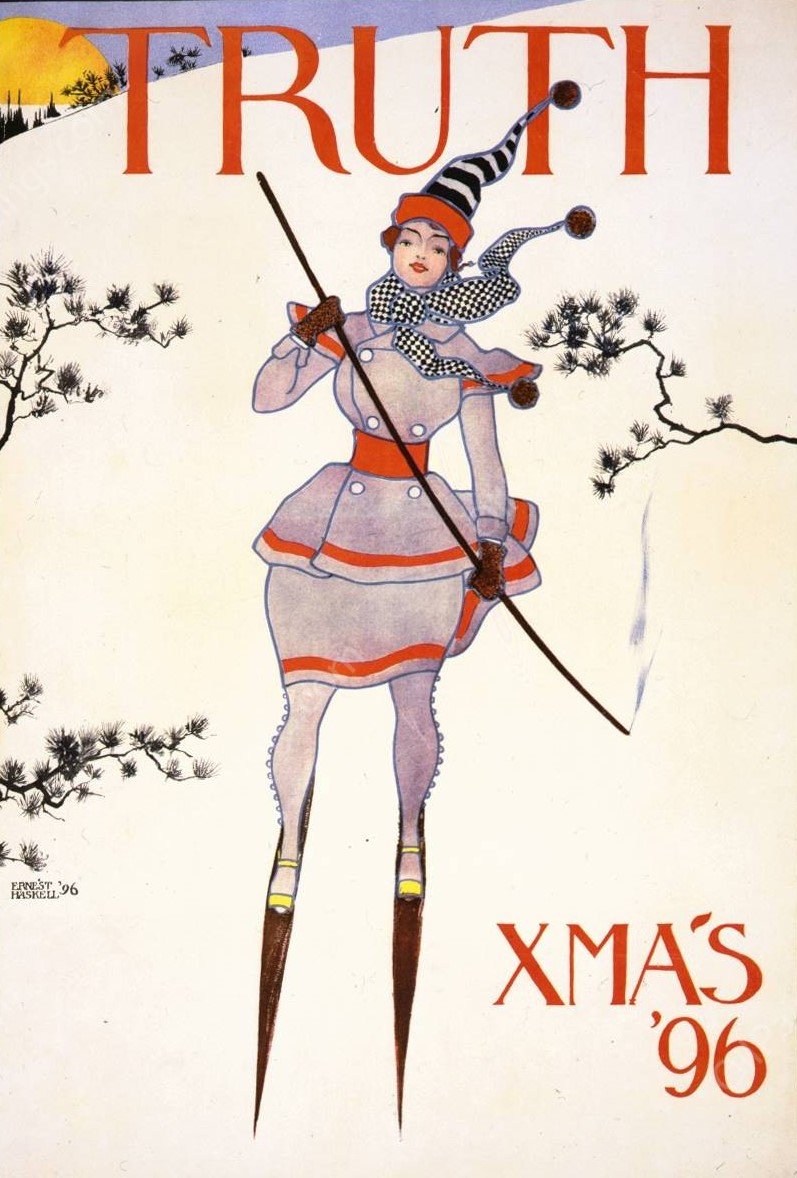 Truth for Xmas '96  by Ernest Haskell - Hand-Painted Oil Painting Reproduction