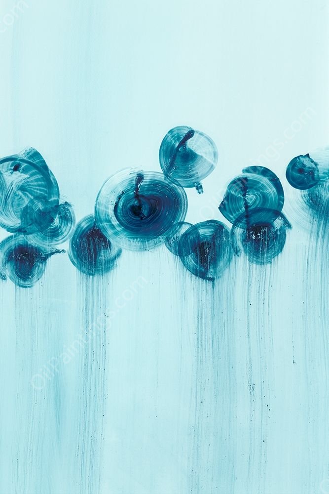 Abstract Wildflowers II by Ethan Harper - Hand-Painted Oil Painting Reproduction