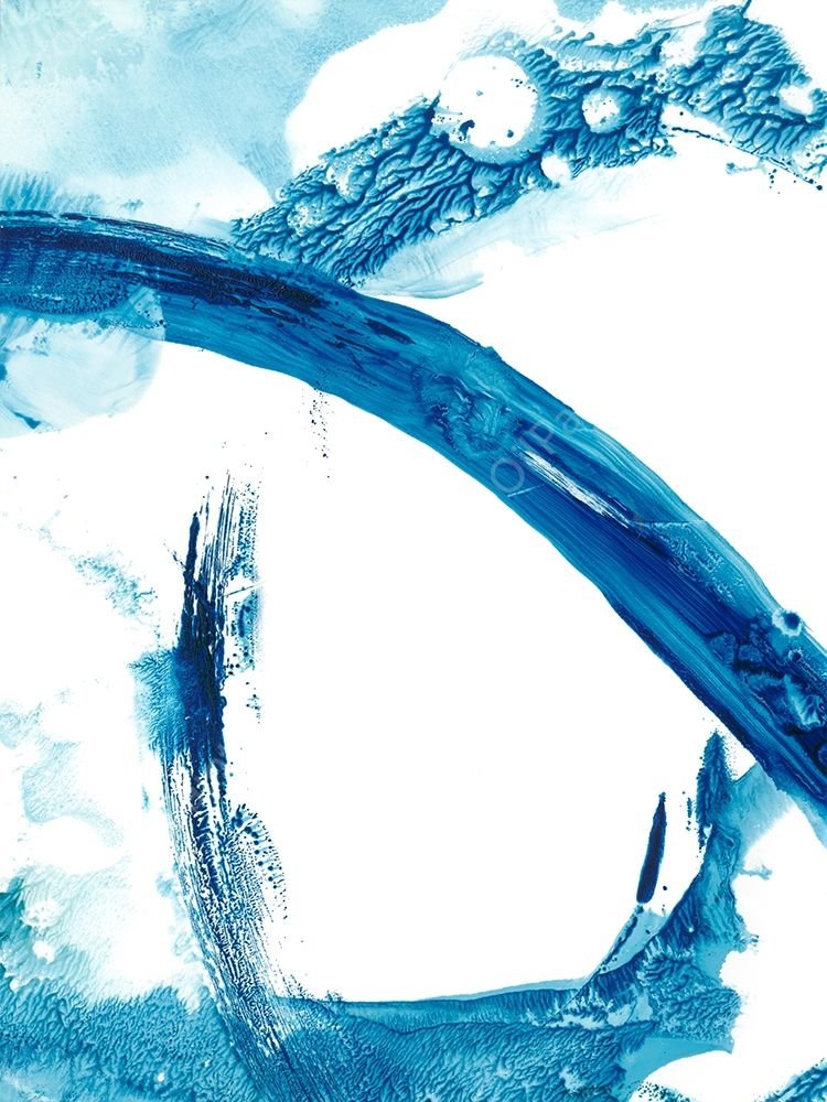 Aqua Ring I by Ethan Harper - Hand-Painted Oil Painting Reproduction