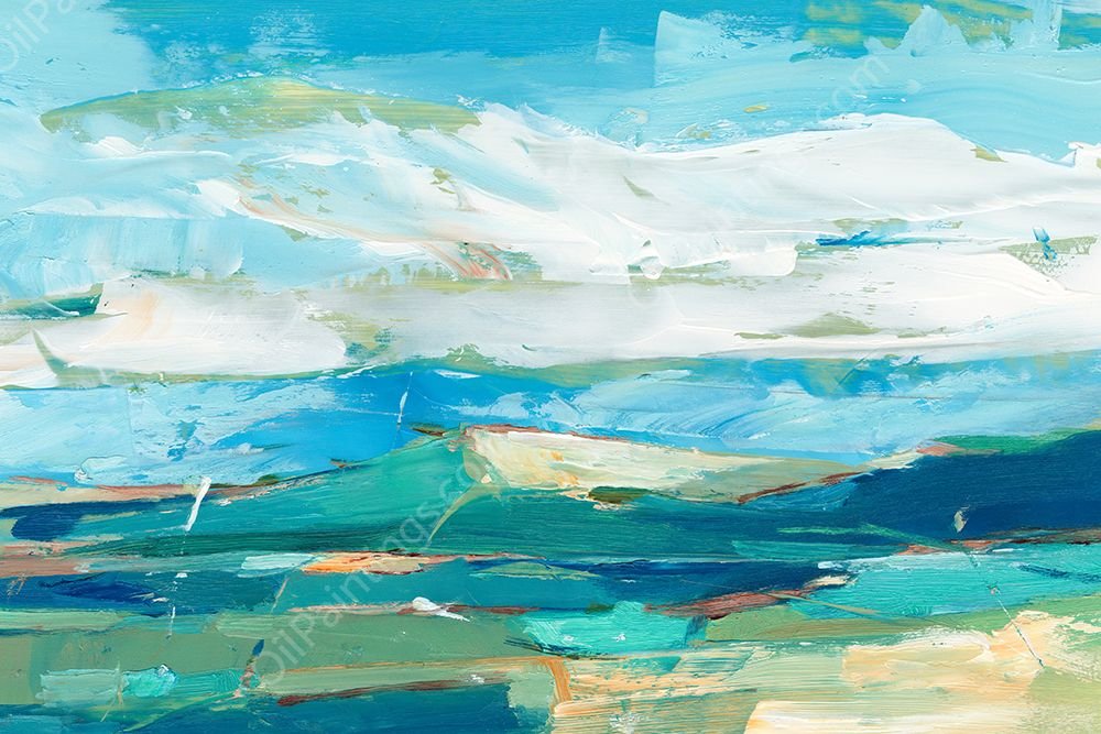 Beneath the Clouds I by Ethan Harper - Hand-Painted Oil Painting Reproduction