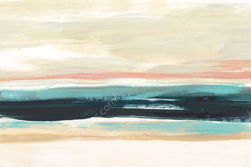 Caribbean Tides I by Ethan Harper - Hand-Painted Oil Painting Reproduction