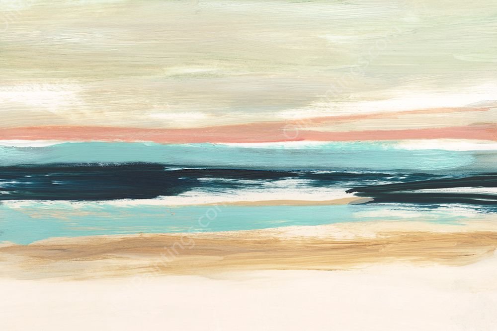 Caribbean Tides II by Ethan Harper - Hand-Painted Oil Painting Reproduction