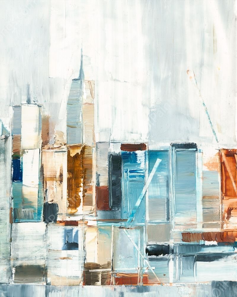 City Colors II by Ethan Harper - Hand-Painted Oil Painting Reproduction