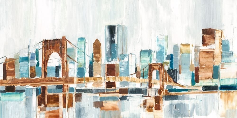 City Colors III by Ethan Harper - Hand-Painted Oil Painting Reproduction