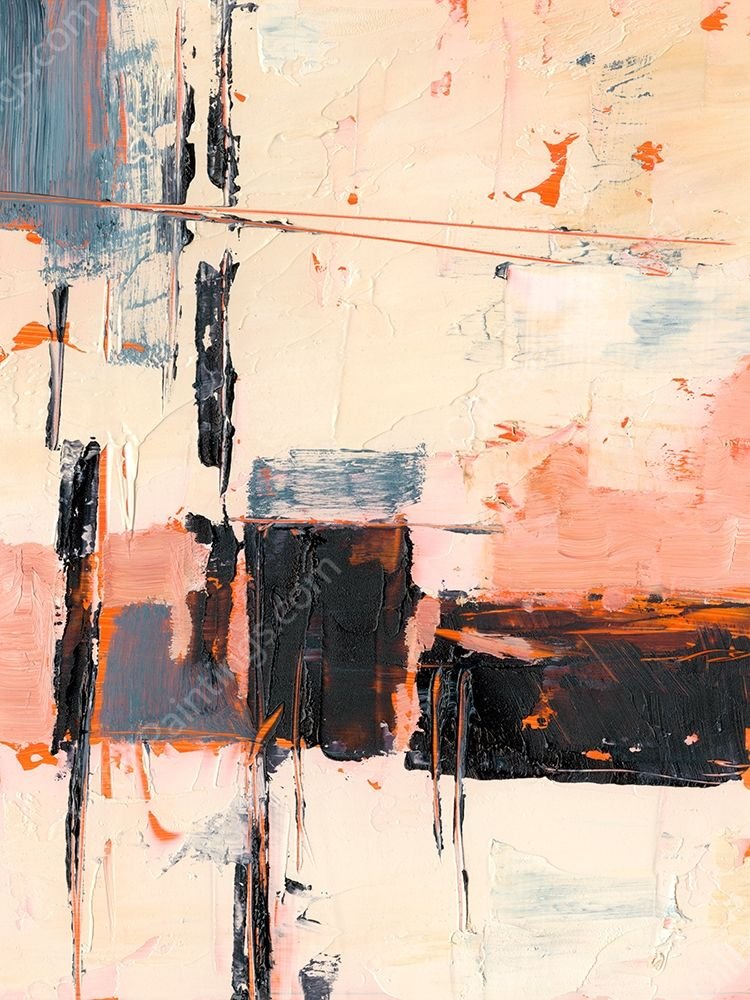 Coral & Sand I by Ethan Harper - Hand-Painted Oil Painting Reproduction