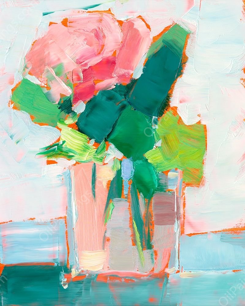 Cut Flowers II by Ethan Harper - Hand-Painted Oil Painting Reproduction