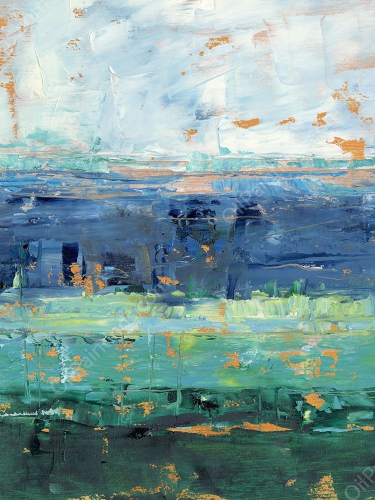 Earth and Sea II by Ethan Harper - Hand-Painted Oil Painting Reproduction