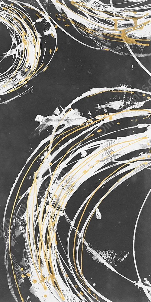 Gilded Circle Back I by Ethan Harper - Hand-Painted Oil Painting Reproduction