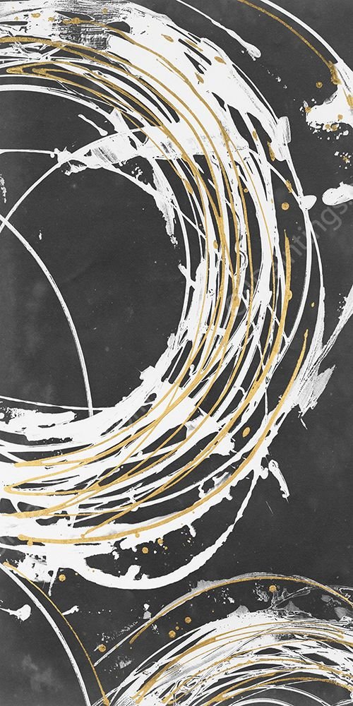 Gilded Circle Back II by Ethan Harper - Hand-Painted Oil Painting Reproduction