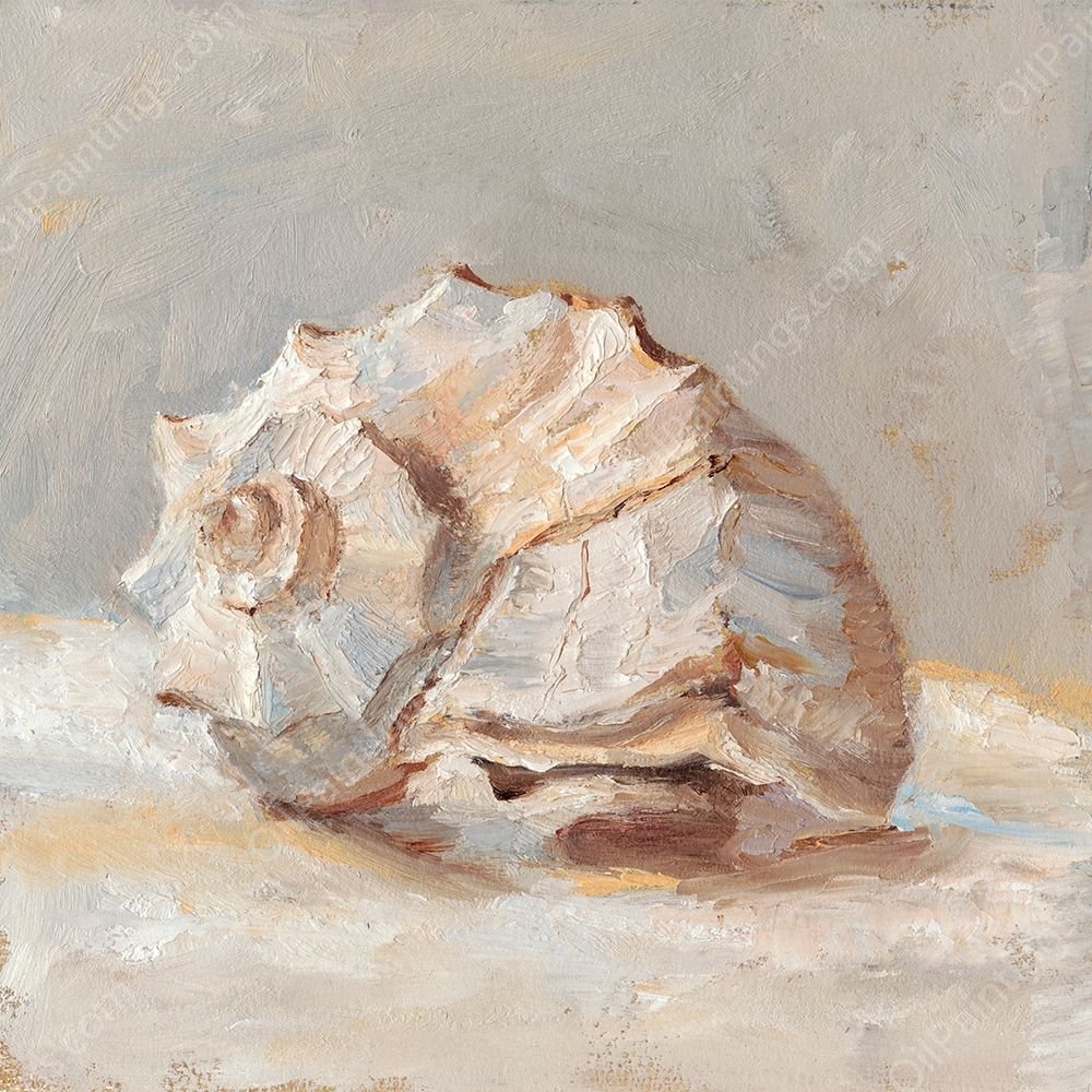 Impressionist Shell Study II by Ethan Harper - Hand-Painted Oil Painting Reproduction